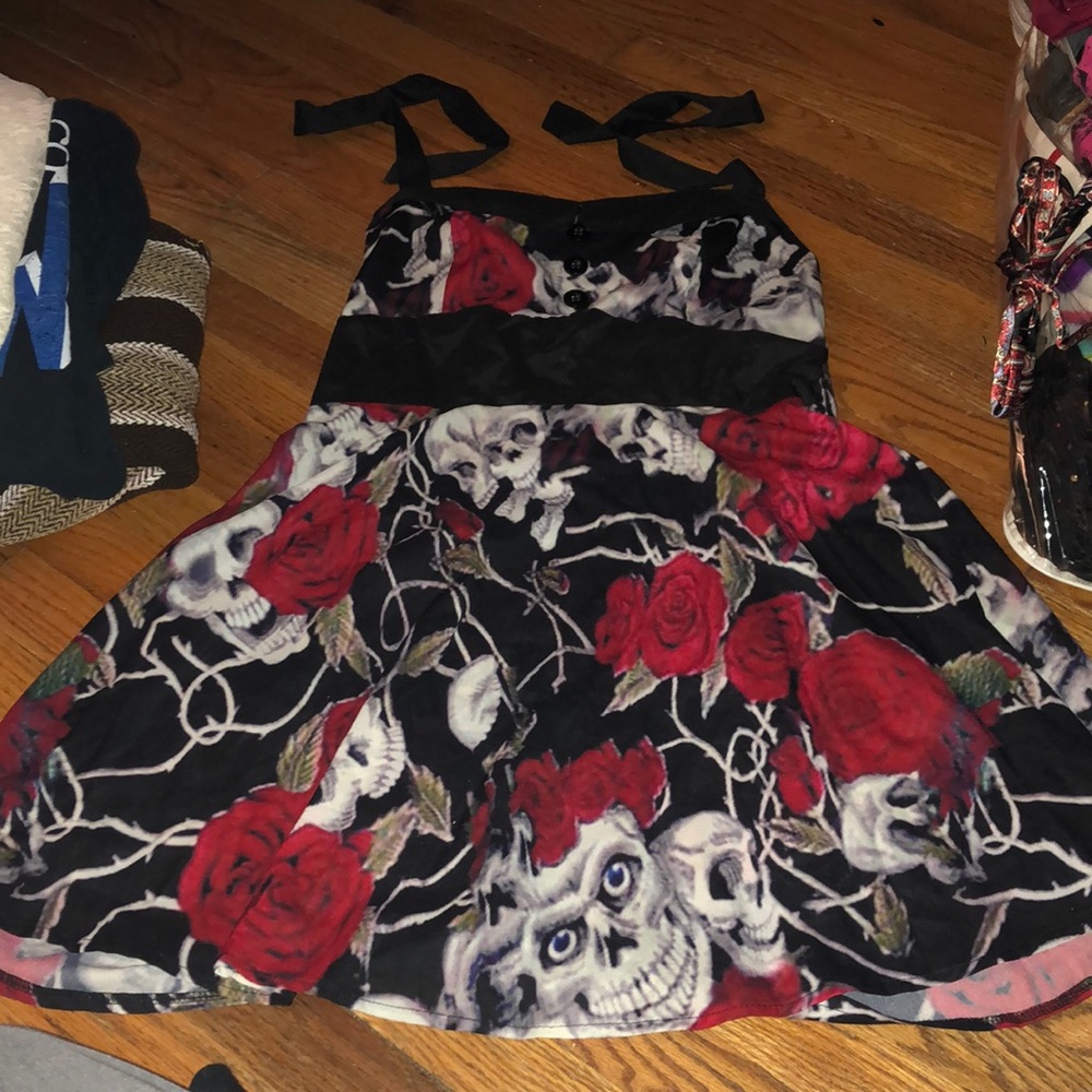 Halter skull dress